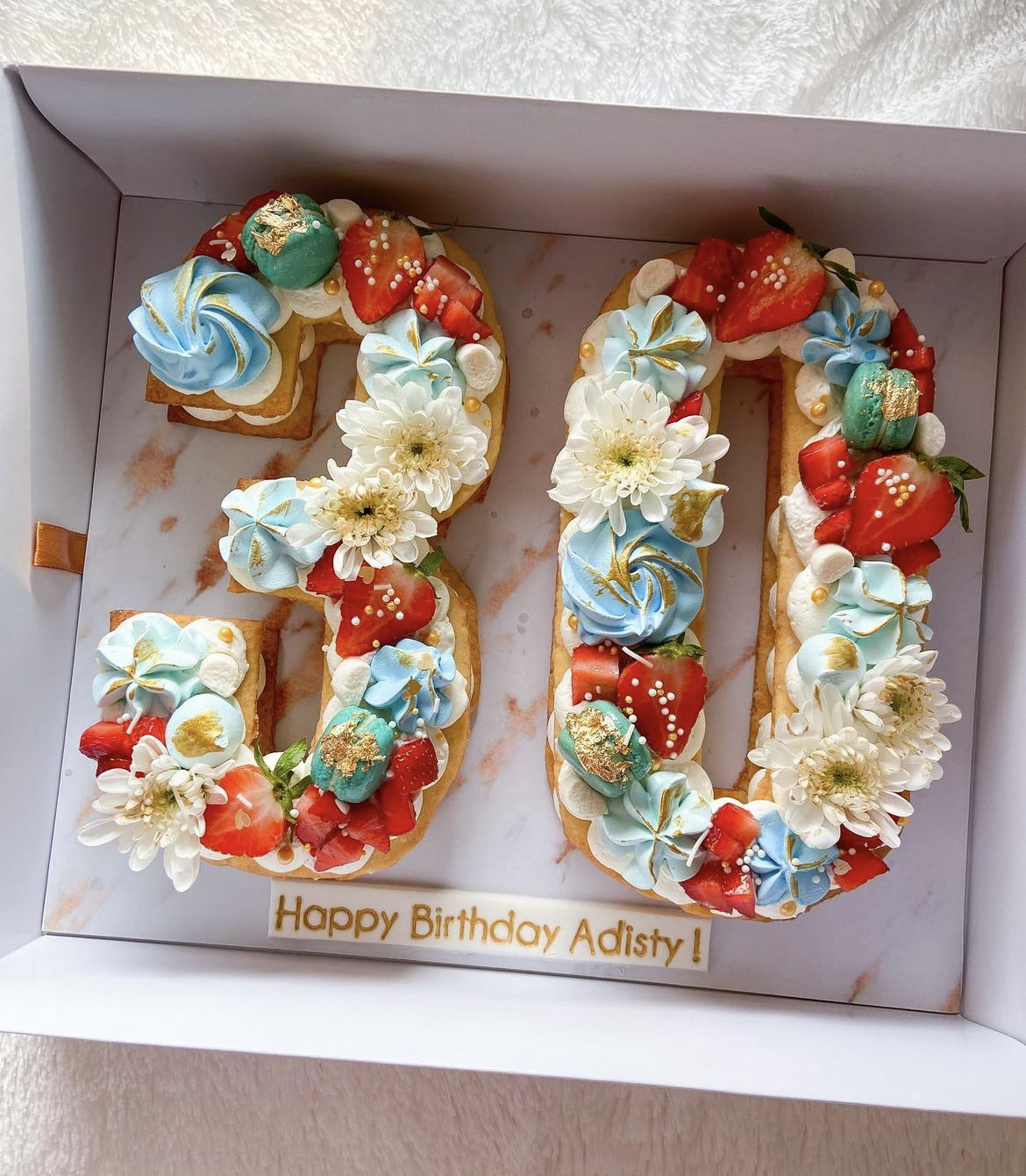 Letter and Number Cakes