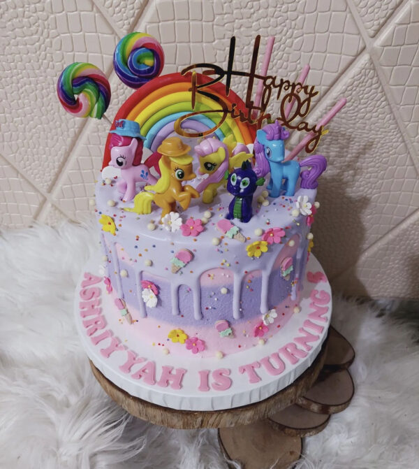 money cake unicorn theme